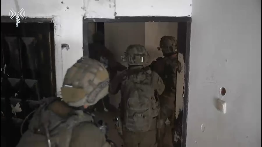 תיעוד מהלחימה של צוות הקרב של חטיבת הצנחנים בג’אבליא