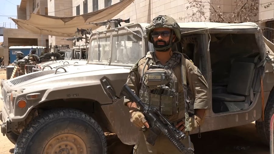 קצין אג"ם של חטיבה 679, רב-סרן (מיל') מתן על הפעילות