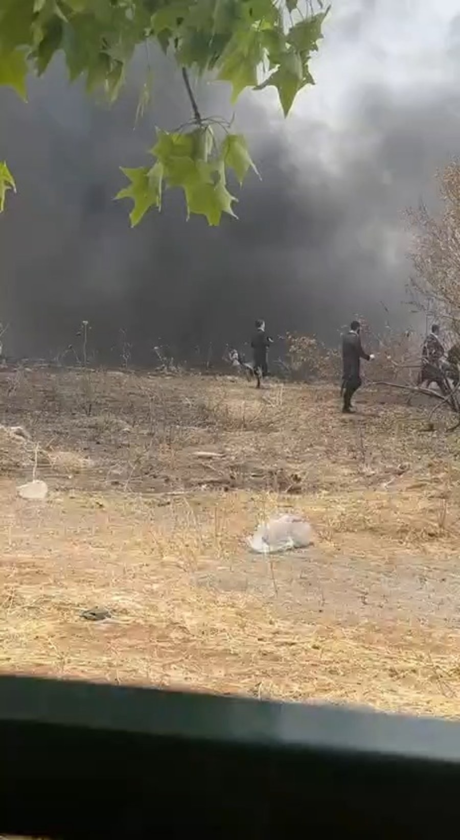 השריפה בזנוח - סמוך לרמת בית שמש ב'