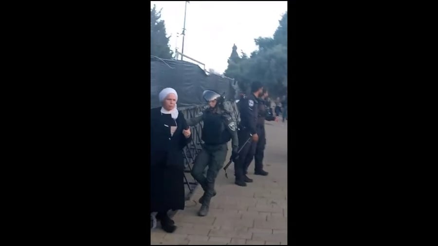 התיעודים מהתפרעות השוטרים במירון