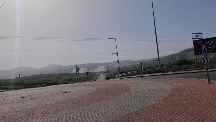 רקטות פוגעות בהר מירון