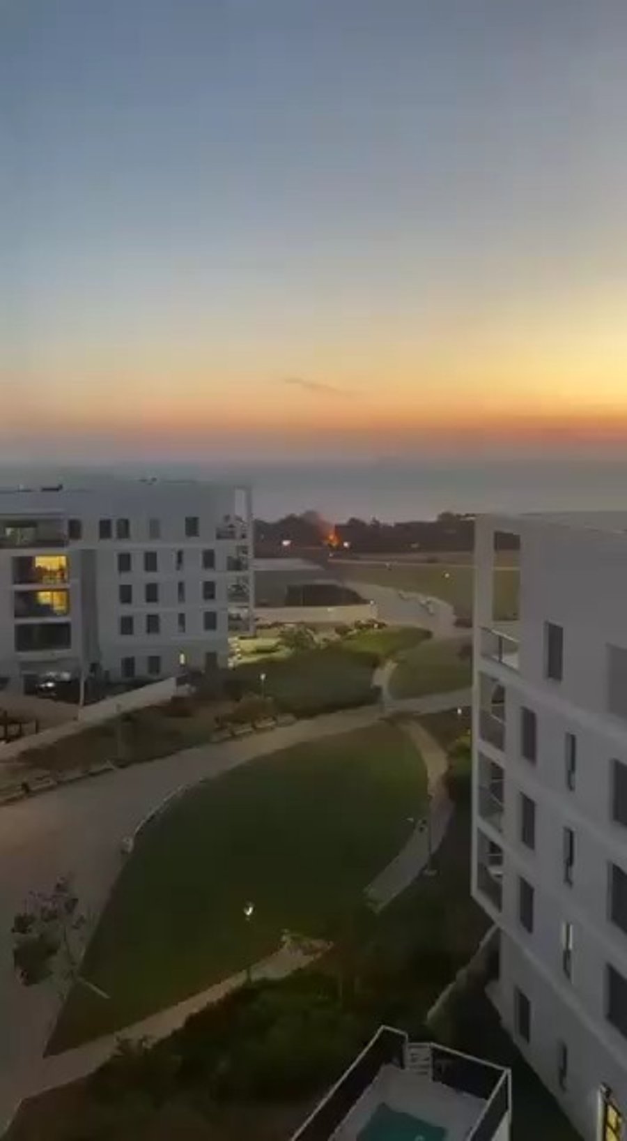 זירת הפגיעה הישירה בנהריה