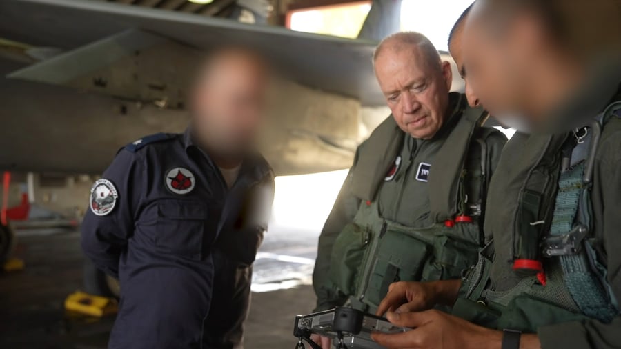 צפו בתיעוד הטיסה מעל עזה