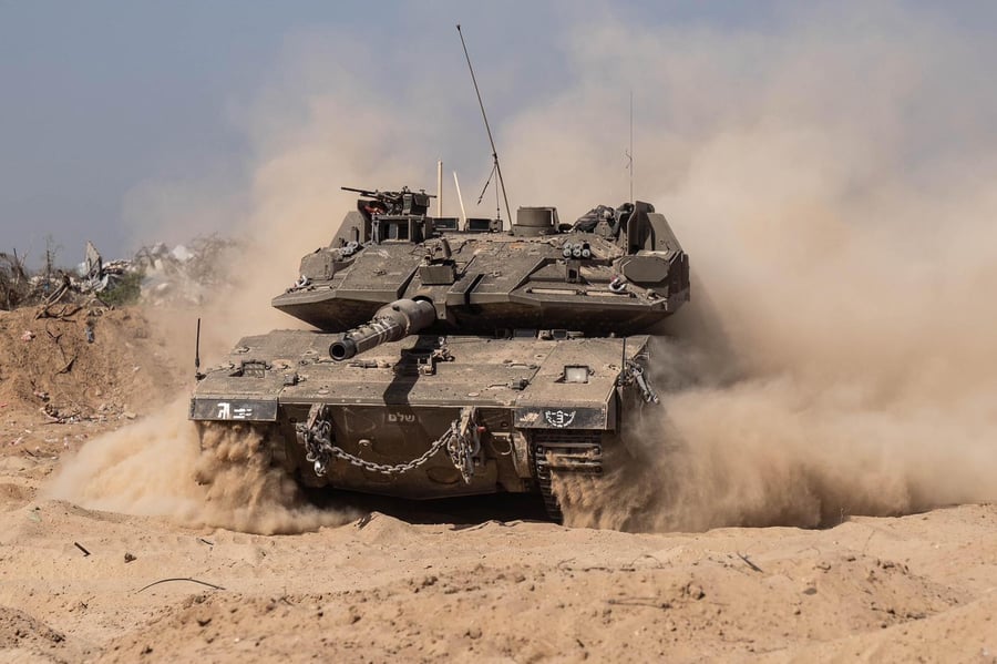 טנק ישראלי ברצועת עזה