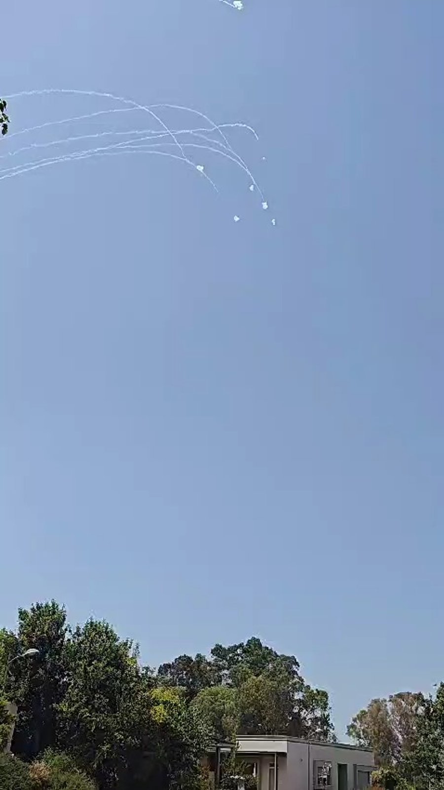 אזהרה: אזעקה מוקלטת | תיעוד האזעקות והיירוטים בגליל העליון, כעת