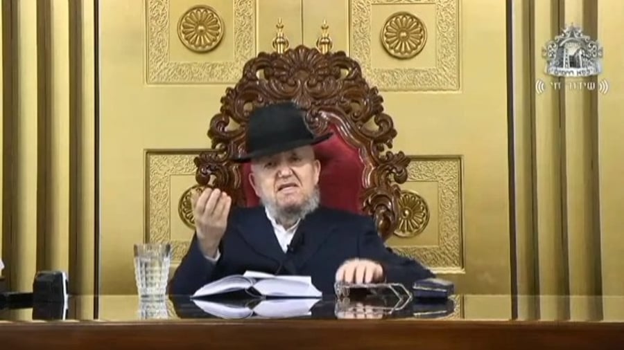 הגר"מ מאזוז בשיעור מוצ"ש נשא