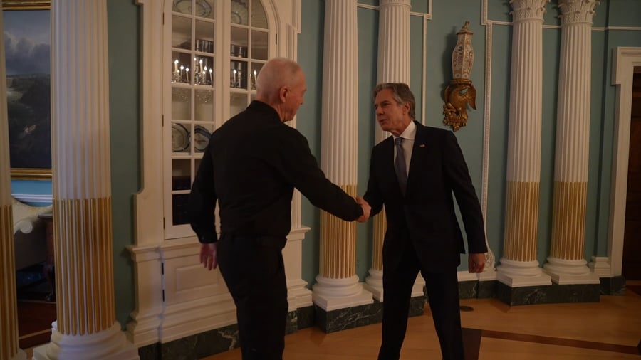 גלנט ובלינקן בפגישתם