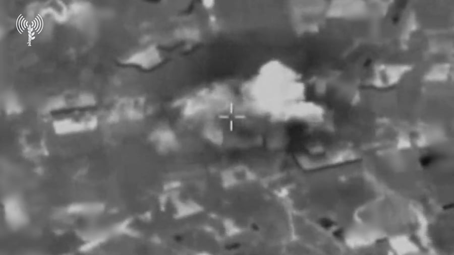 תיעוד מהתקיפות של תשתיות טרור של ארגון הטרור חיזבאללה