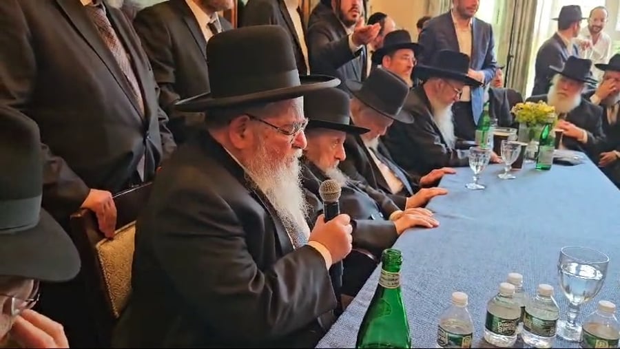 צפו בנאומו של חבר המועצת ראש הישיבה הגאון רבי אברהם סאלים