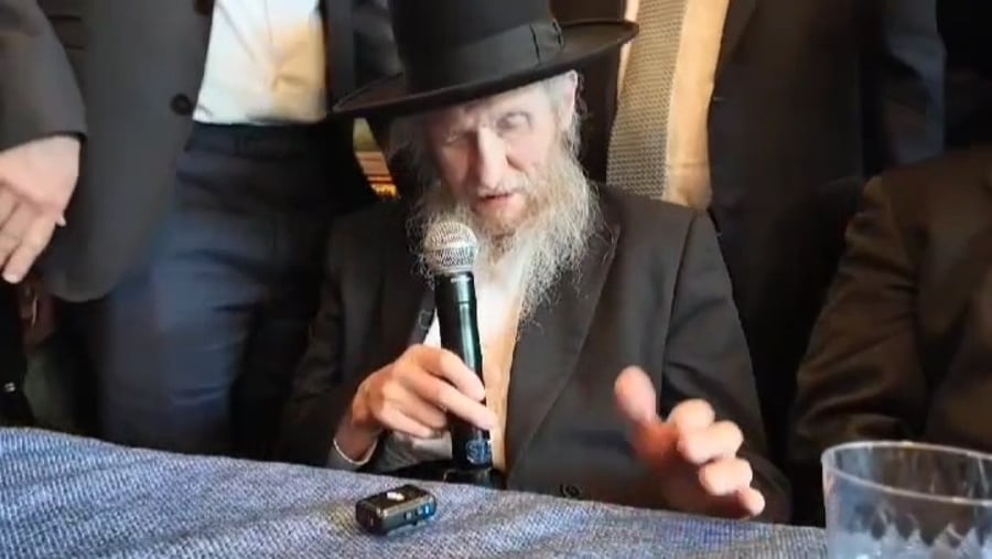 צפו בנאומו של המשגיח הגאון רבי דן סגל