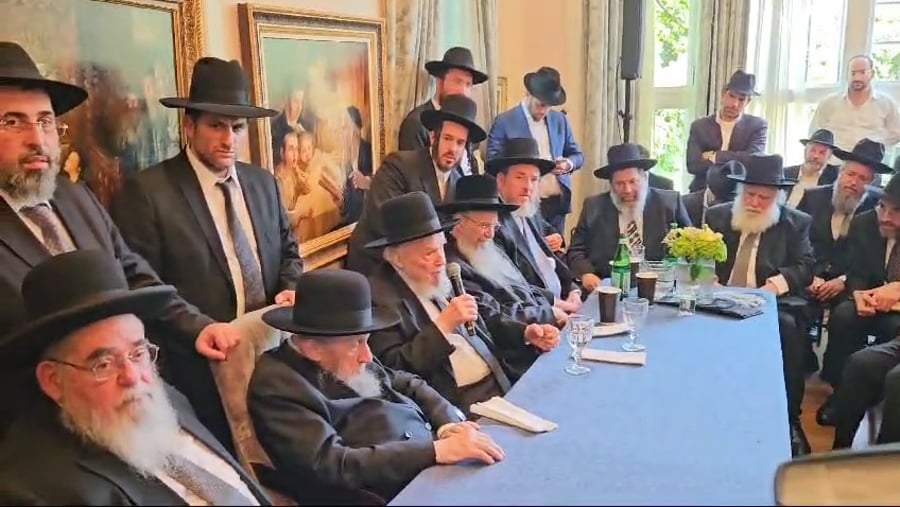 צפו בנאומו של חבר המועצת ראש הישיבה הגאון רבי משה הלל הירש