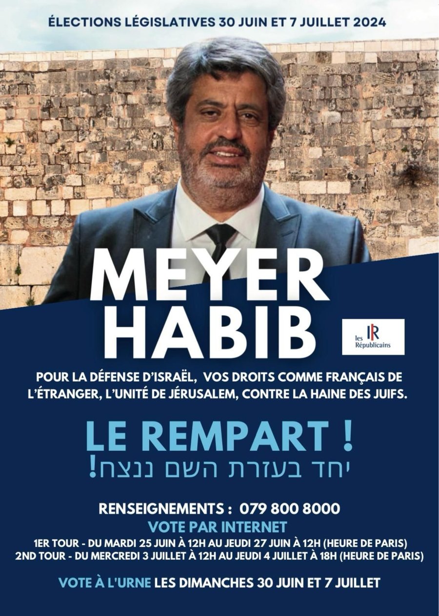 הצרפתים בישראל בחרו: חבר הפרלמנט חביב במקום הראשון