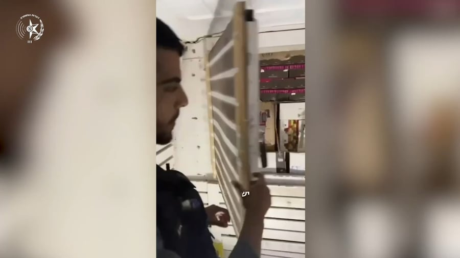 הלוחמים גילו בדופן הכפולה