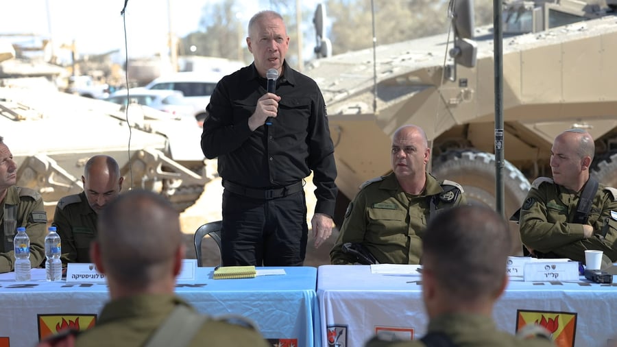 דבריו של השר גלנט