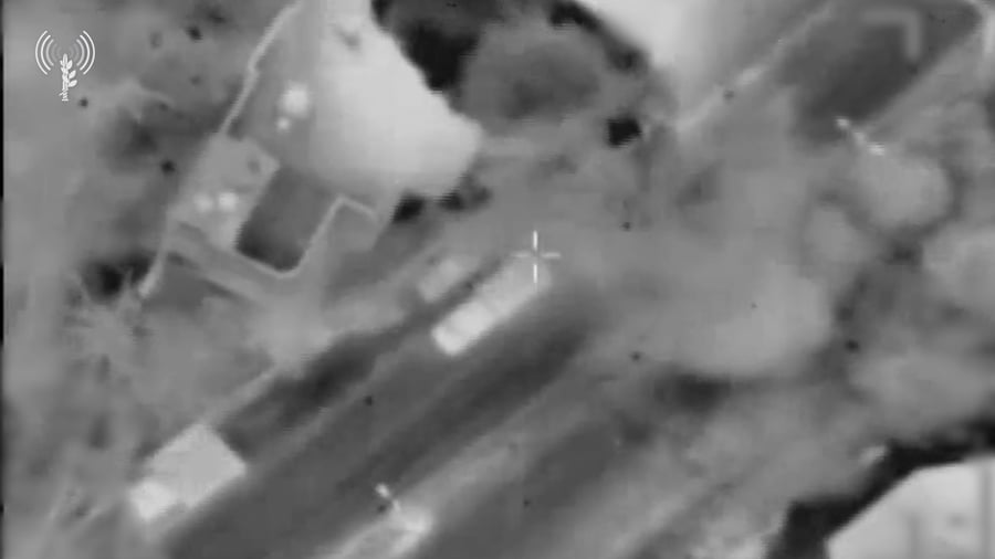 תיעוד מתקיפות צה"ל ברצועת עזה