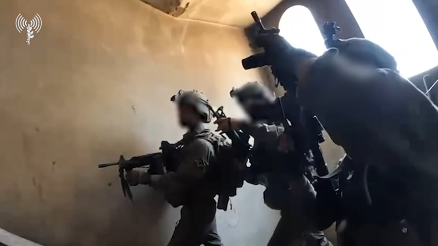 תיעוד מפעילות כוחות אוגדה 98 בשג'אעיה