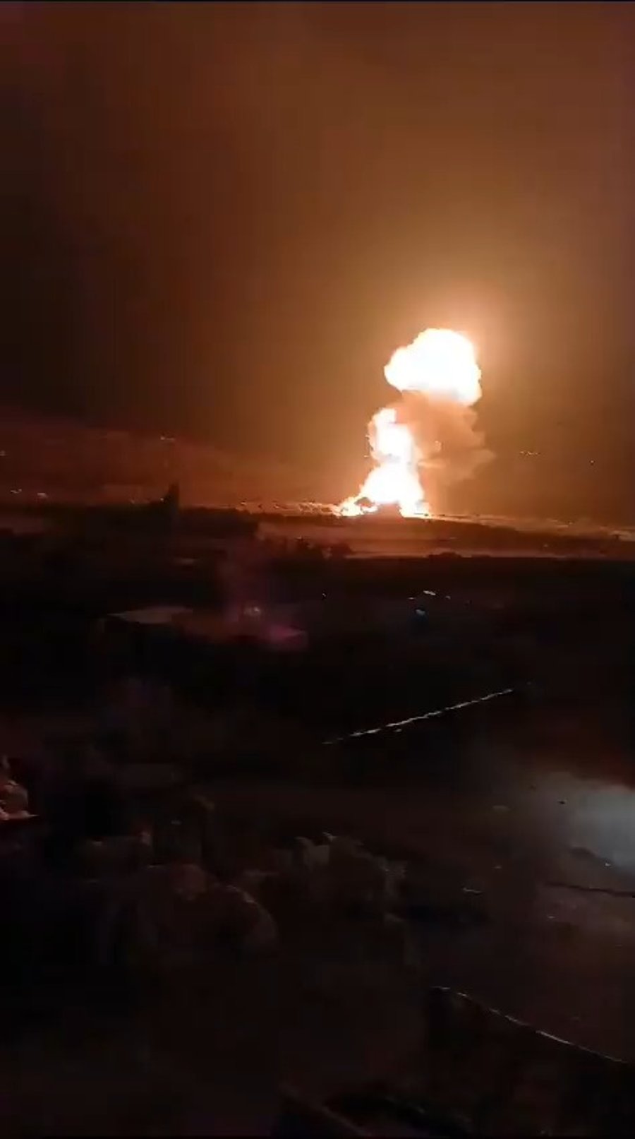 פיצוץ מתקן הגז בגבול סוריה לבנון