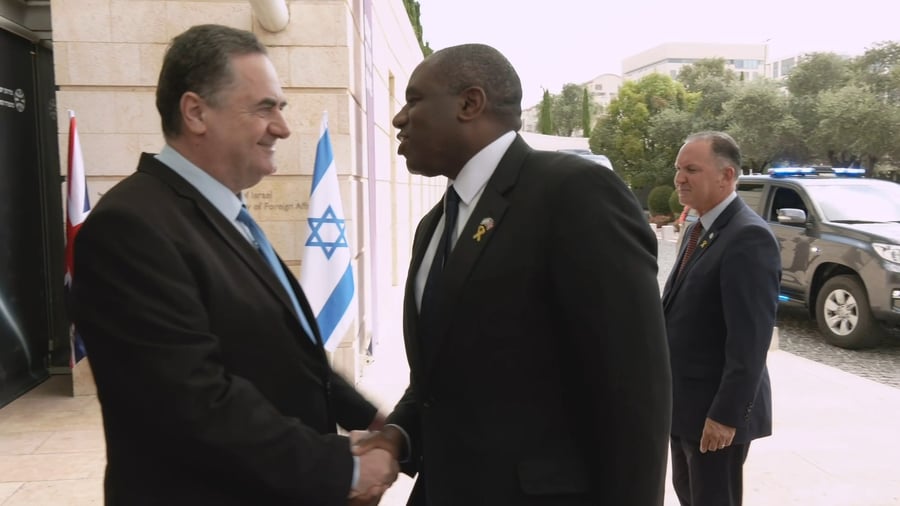 פגישת כ"ץ ומזכיר החוץ הבריטי