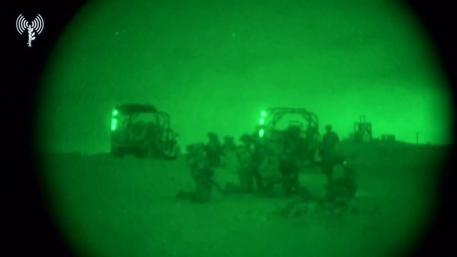 תיעוד מפעילות כוחות מגלן ואגוז במוצב