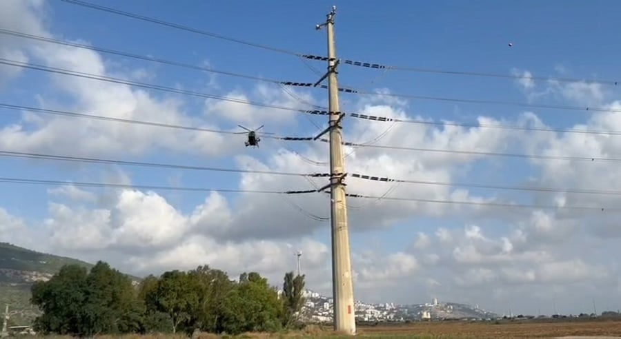 ויזואליה של העבודה עם המסוק