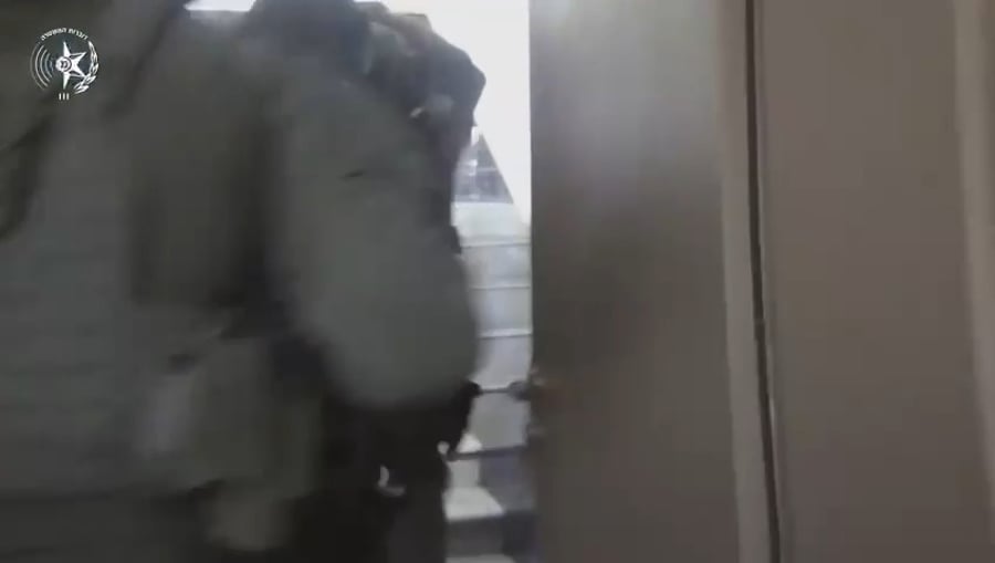 תיעוד ממעצר החשוד