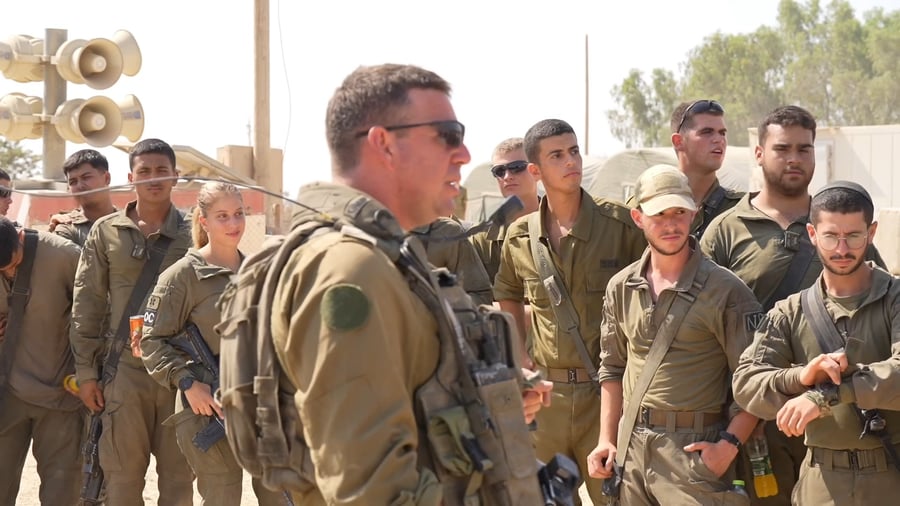  שיחת מג"ד 75 לחייליו ברגעי הכניסה לחאן יונס