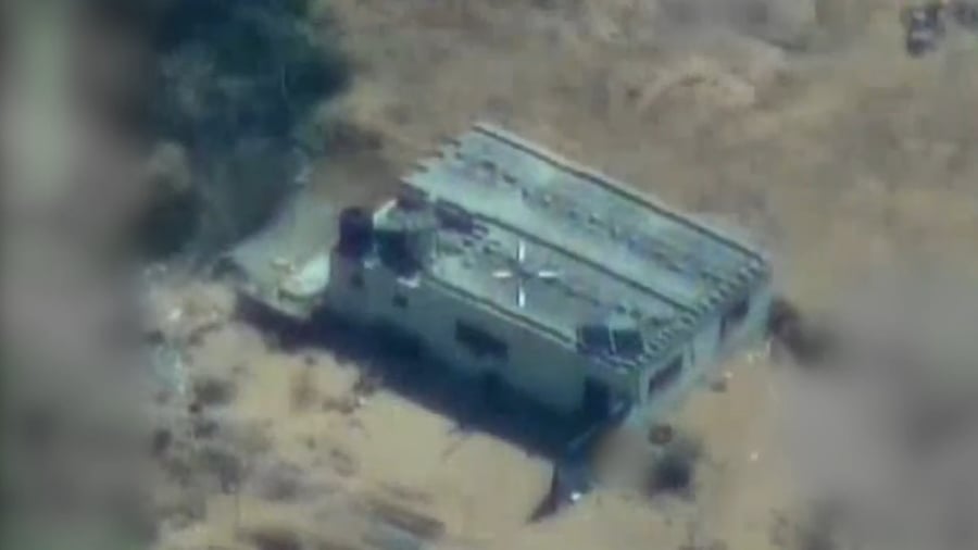 תיעוד מתקיפות צה"ל ברצועת עזה