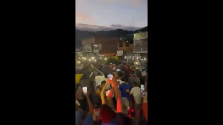 המהומות אמש בונצואלה