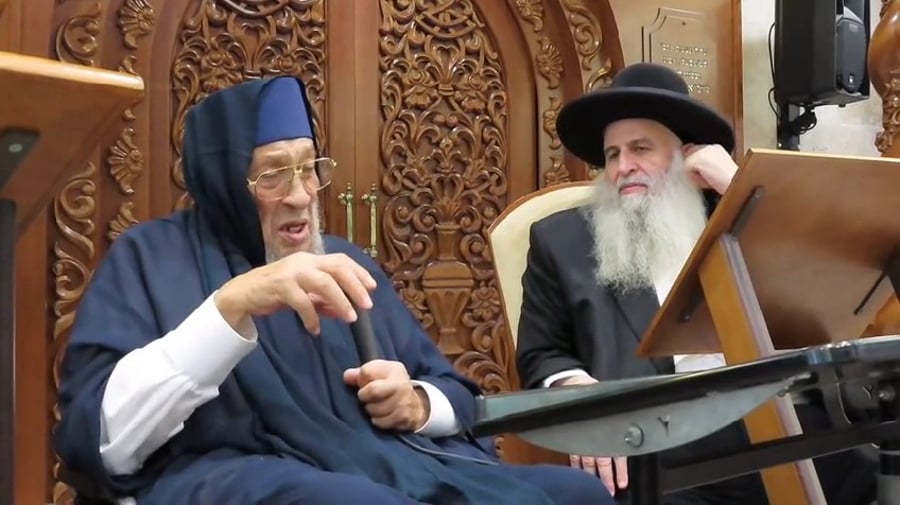 האדמו"ר רבי ברוך אבוחצירא בביקור בכולל 'תורה לשמה'