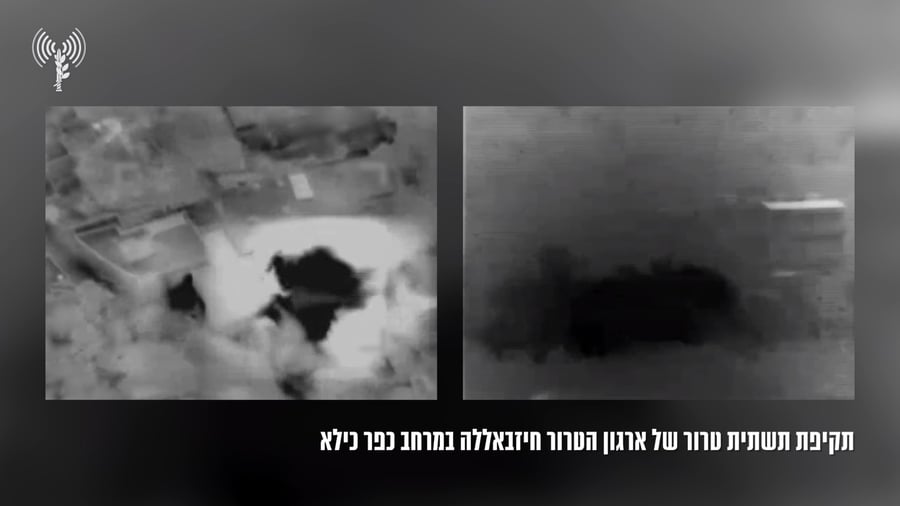 תקיפות חיל האוויר בדרום לבנון, הערב