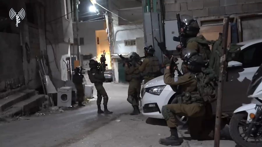 הפעילות הלילה בשכם