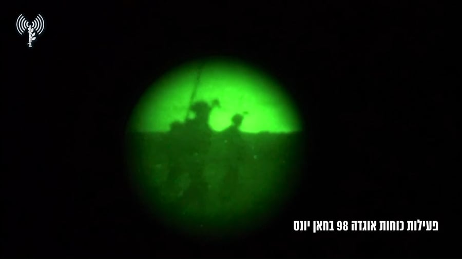 פעילות אוגדת 98 בחאן יונס 