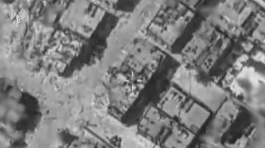 תיעוד מתקיפות צה"ל ברצועה