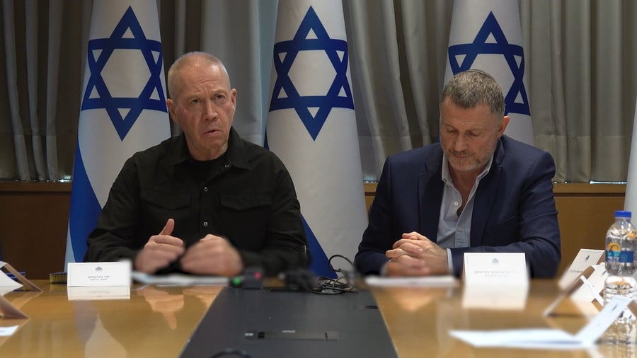 צפו בסקירה המיוחדת של שר הביטחון יואב גלנט