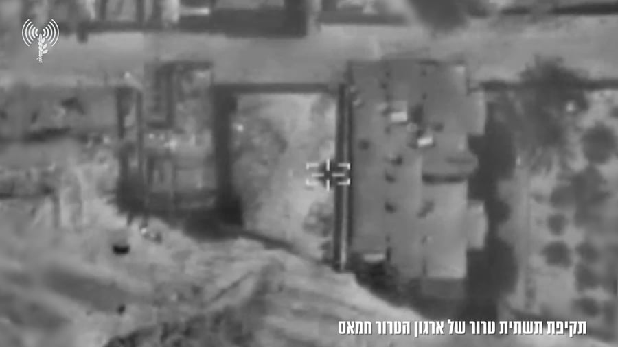 תיעוד מתקיפות צה"ל ברצועת עזה