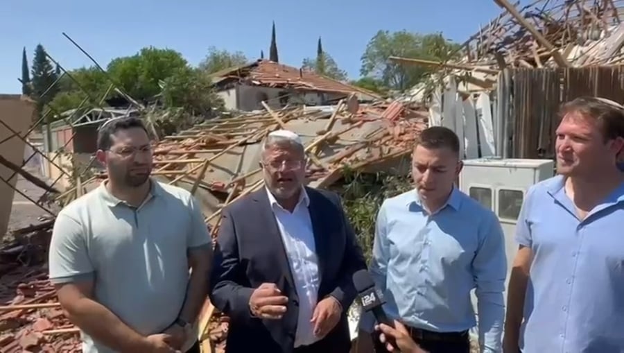 בן גביר היום בקצרין | צפו