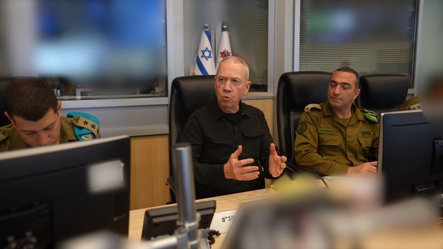 "הוצאנו אותו משיווי משקל" | צפו בדבריו המלאים של שר הביטחון יואב גלנט באגף המבצעים של צה"ל