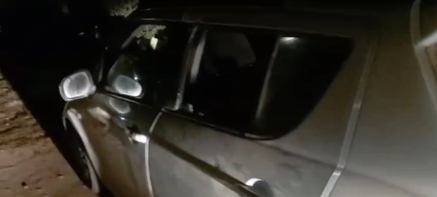 תיעוד מהנזק לרכב