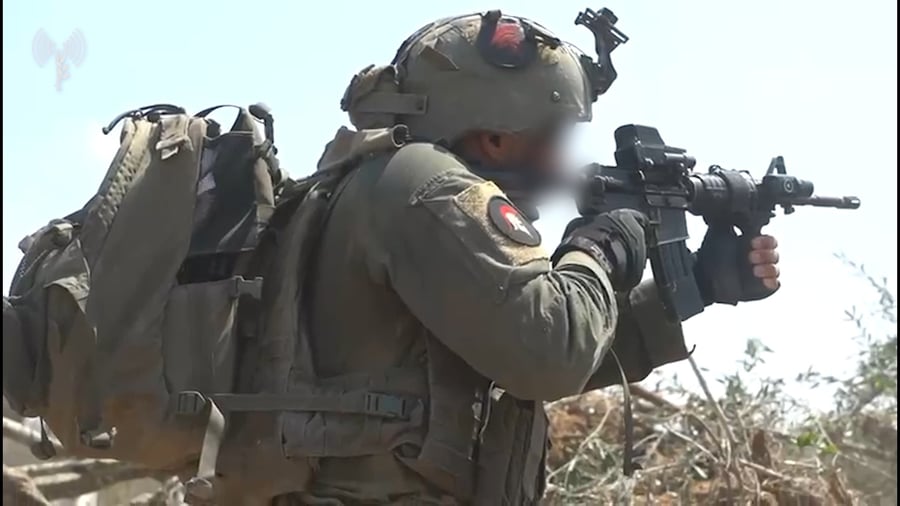 לוחמי אוגדה 98 בפעילות בעזה