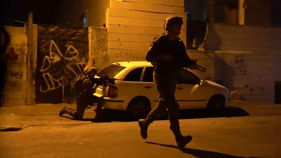 תיעוד ממבצע חטיבתי הלילה בחברון