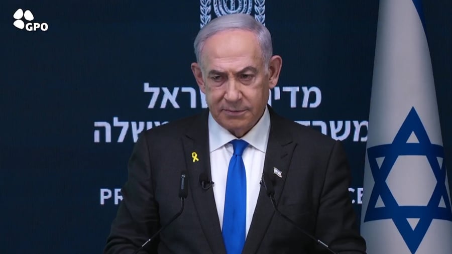 שידור חוזר | ראש הממשלה בנימין נתניהו במסיבת עיתונאים