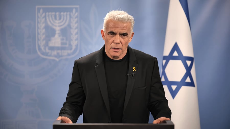 התגובה של יאיר לפיד למסיבת העיתונאים של נתניהו