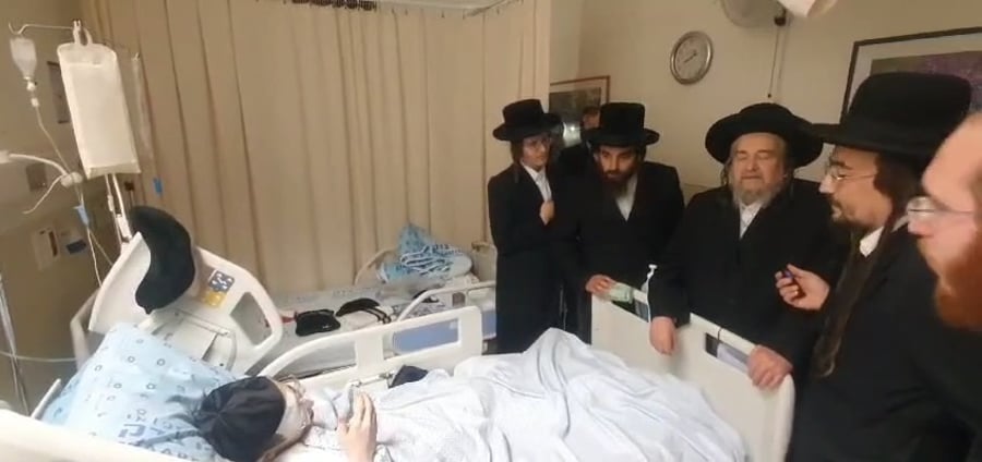 הגרי"מ שכטר בביקור אצל הרב חיים יצחק לבקוביץ' ז"ל