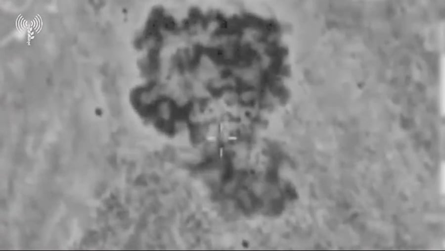 תקיפת המשגר בליל שבת בדרום לבנון