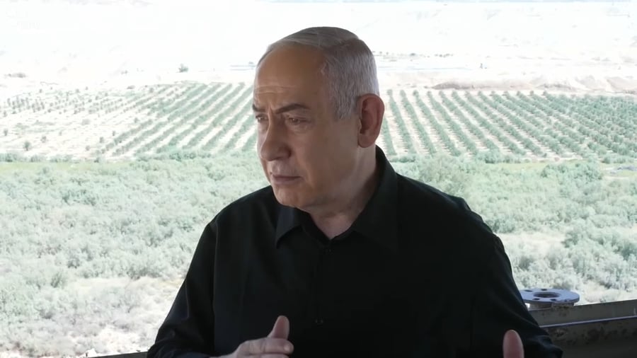 דבריו של נתניהו בבקעת הירדן