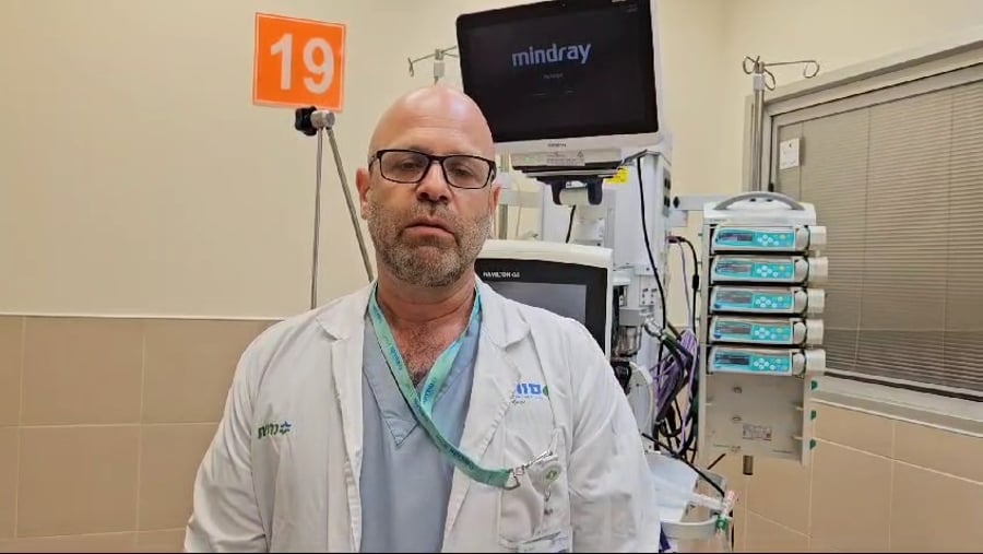 פרופ' עמית פרנקל, רופא בכיר במחלקה לטיפול נמרץ מעדכן