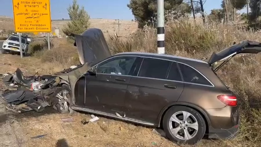 זירת התאונה הקשה