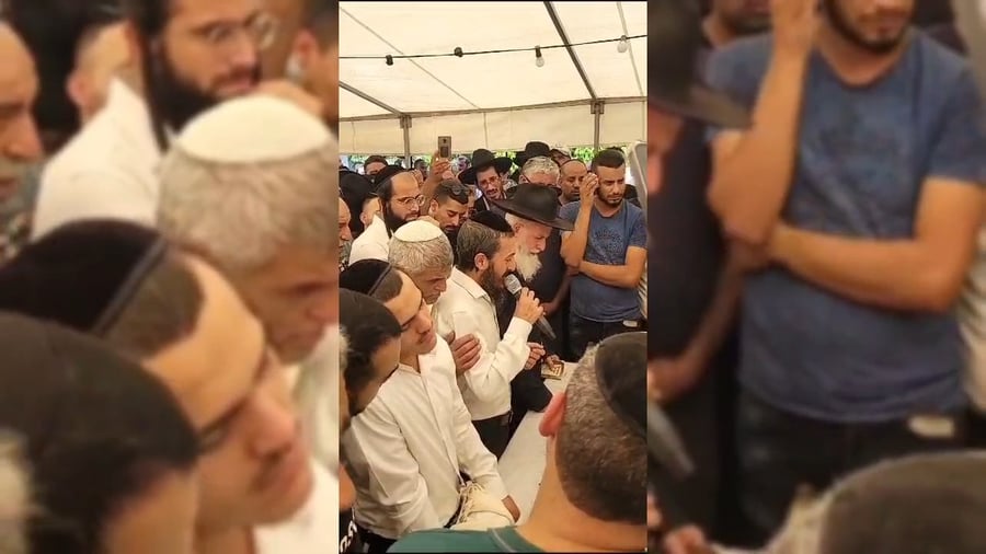 האב, הזמר ארז יחיאל סופד לבנו בבכי תמרורים