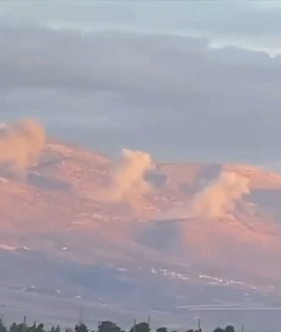 התקיפות הבוקר באזור הבאקע