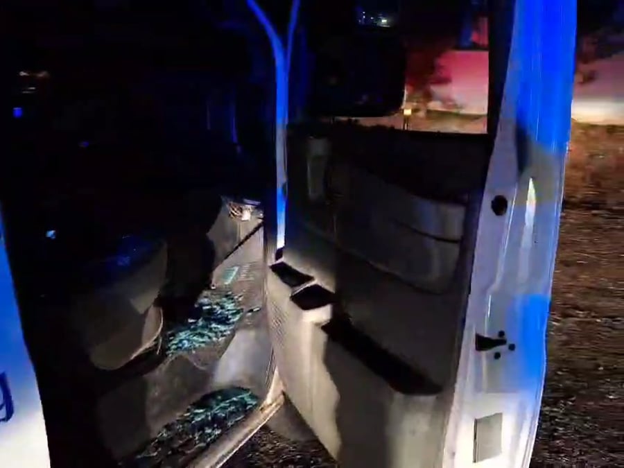 הפגיעה באמבולנס